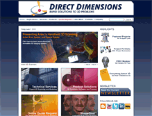Tablet Screenshot of directdimensions.com